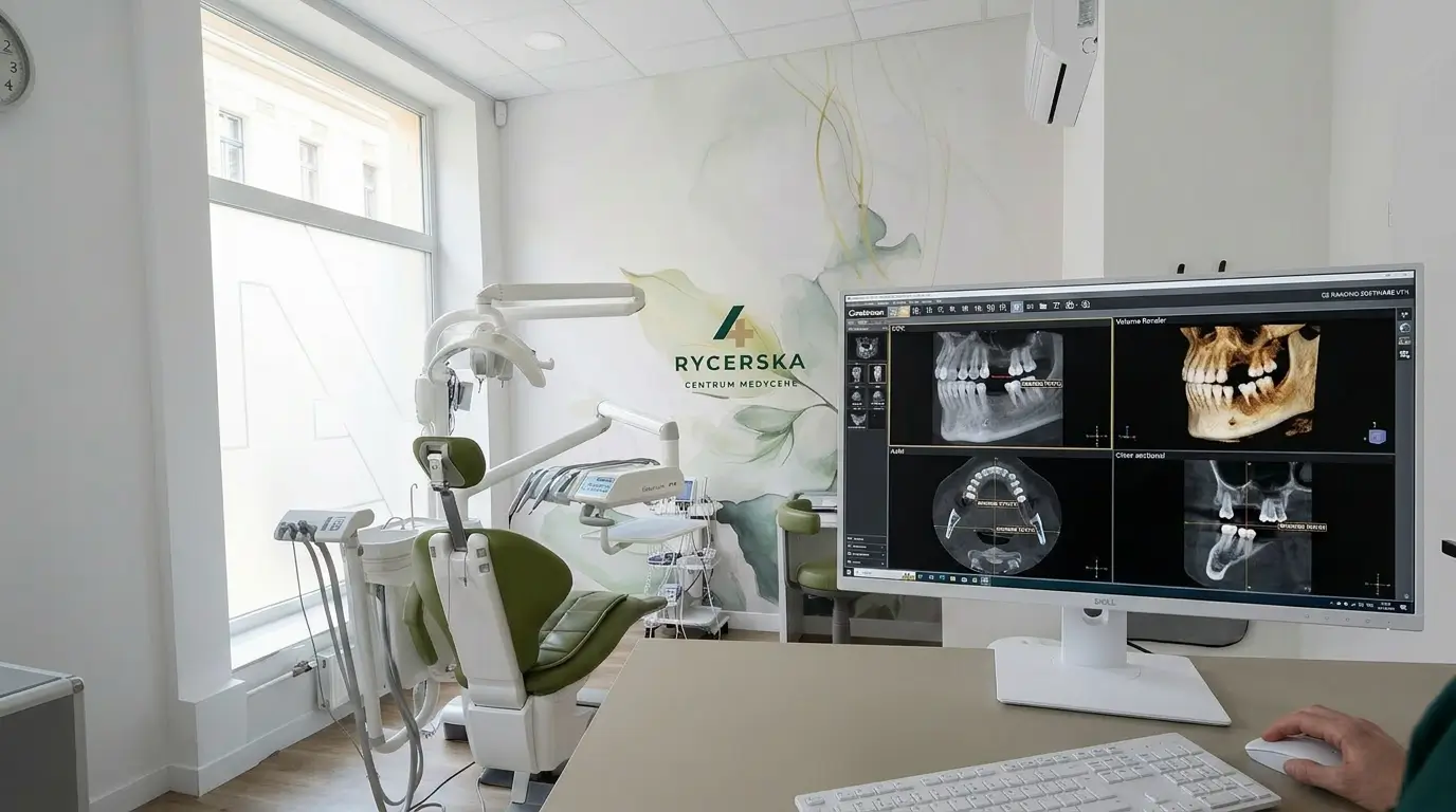 Analiza tomografii CBCT w Rycerska 4